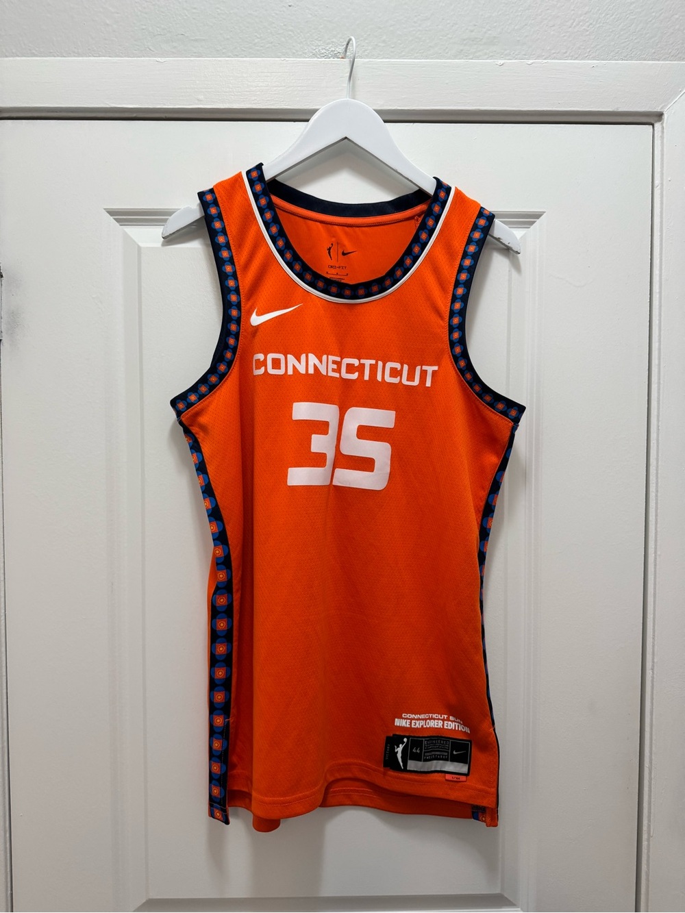 Nike Dri-Fit Connecticut Sun Orange Jersey Jonquel Jones #35